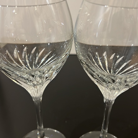 Gorham Romantique Crystal Wine Goblets Set of 2 Excellent Condition - Picture 6 of 6
